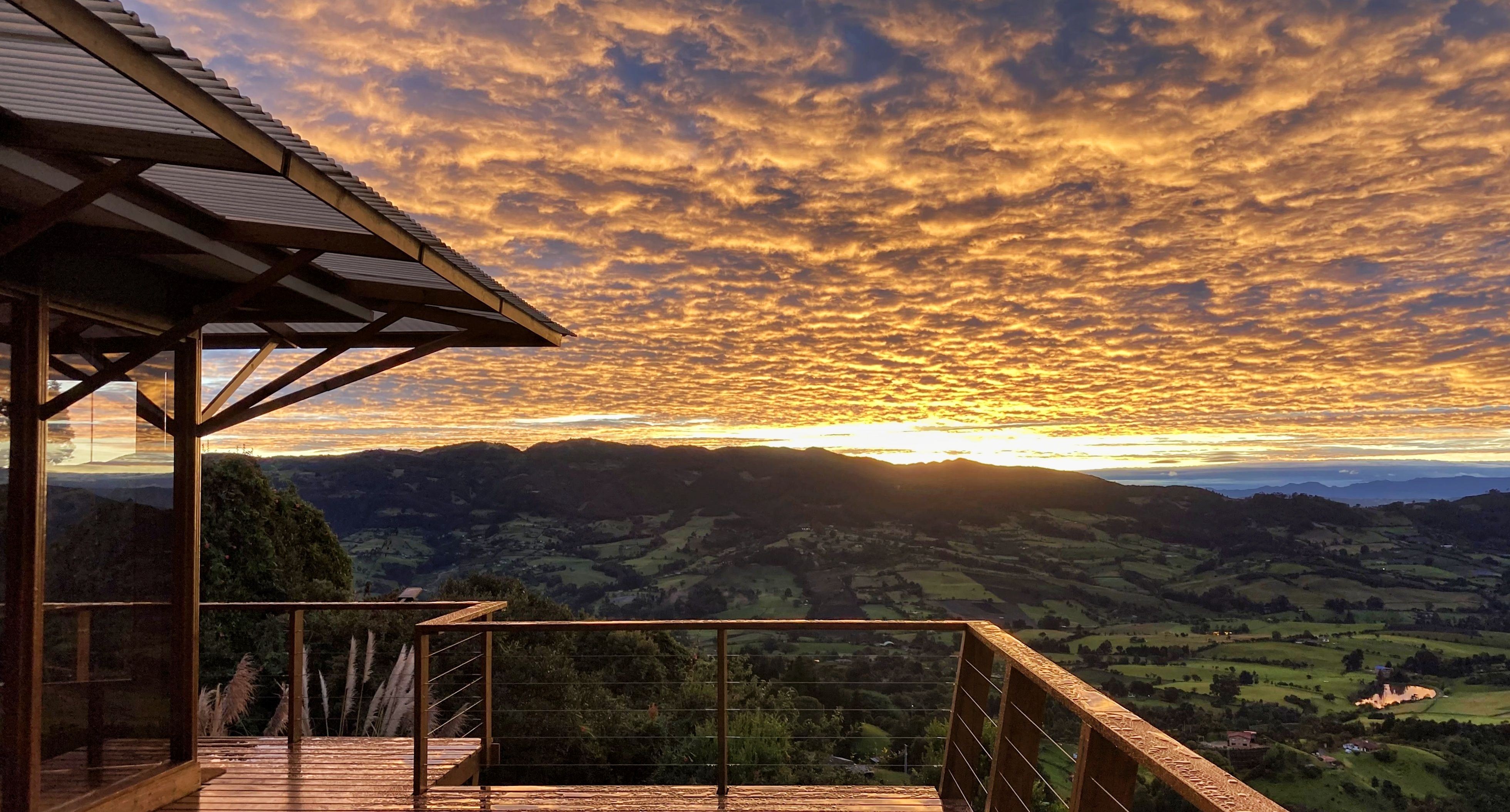 Amanecer en Subachoque, Cundinamarca